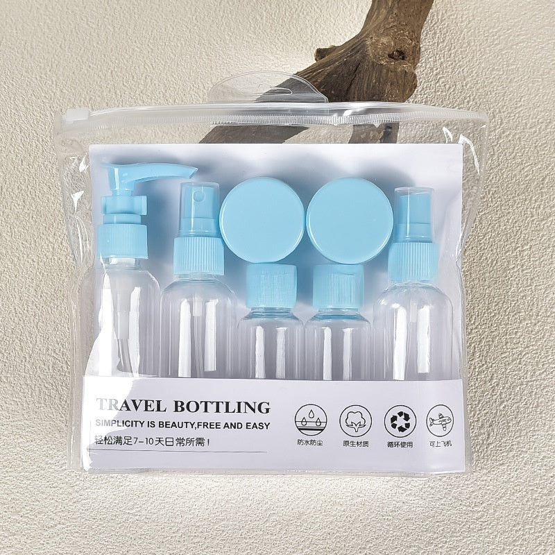 Travel backpack organized with pouches