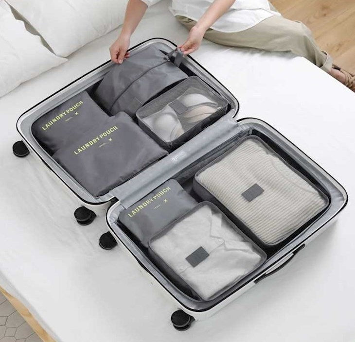 LuxFyre 7-Piece Travel Storage Bag Set — product view 3