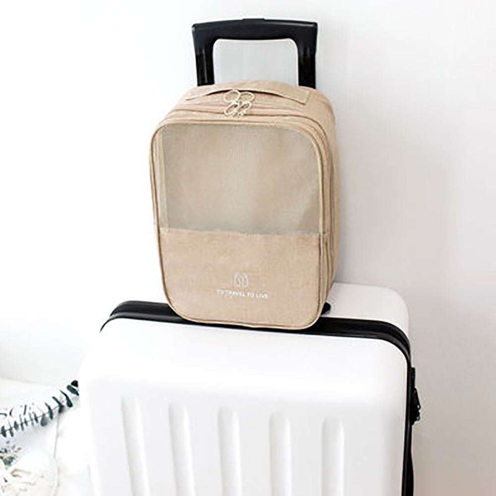 LuxFyre Waterproof Travel Shoe Bag — product view 1