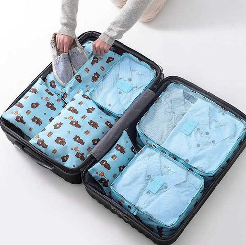 LuxFyre 7-Piece Travel Storage Bag Set — product view 2