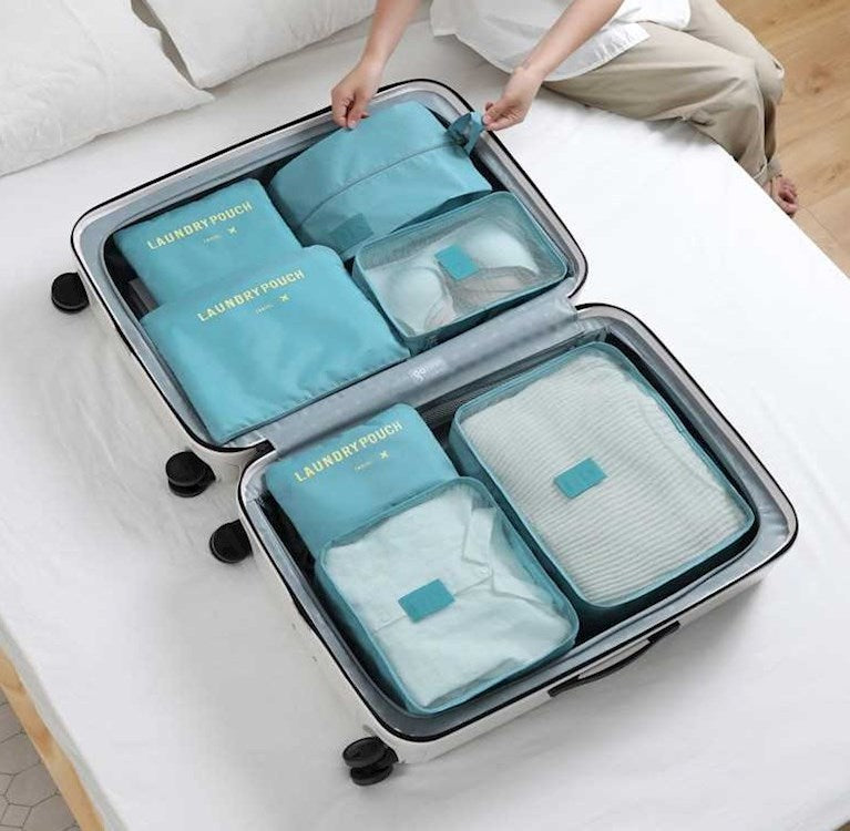 LuxFyre 7-Piece Travel Storage Bag Set — product view 9