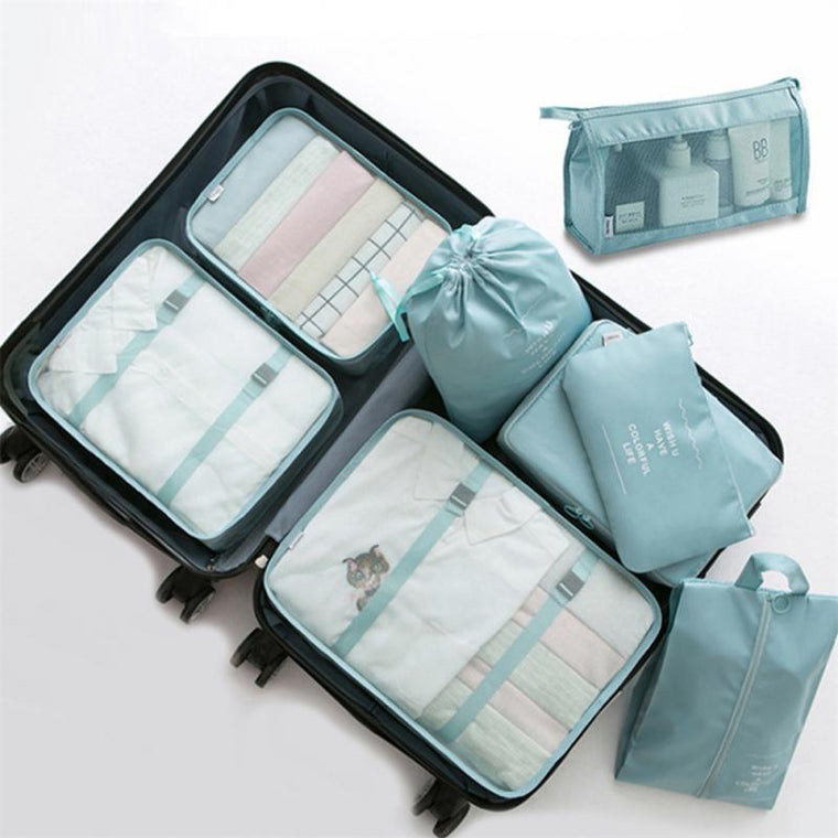 LuxFyre 8-Piece Packing Cube Set — product view 2