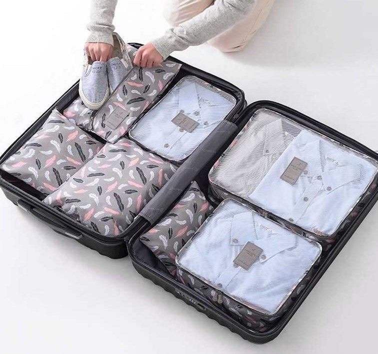 LuxFyre 7-Piece Travel Storage Bag Set — product view 8