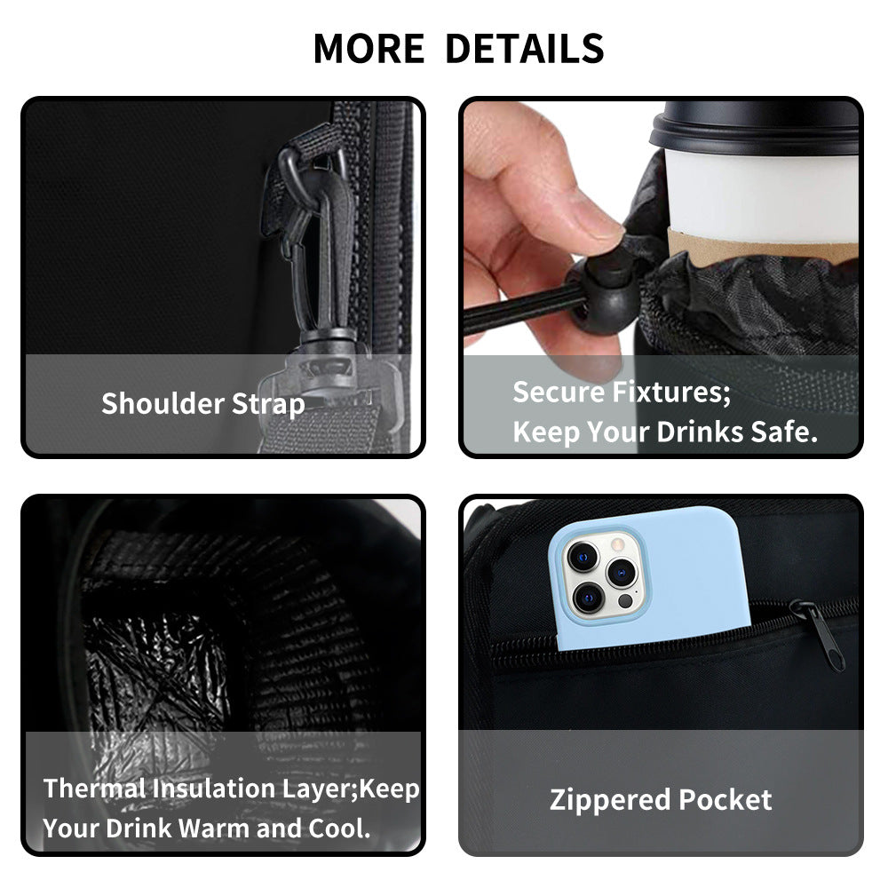LuxFyre Travel Luggage Cup Holder — product view 5