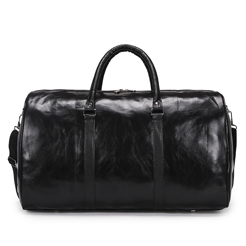 LuxFyre Premium Leather Weekender Bag — product view 7