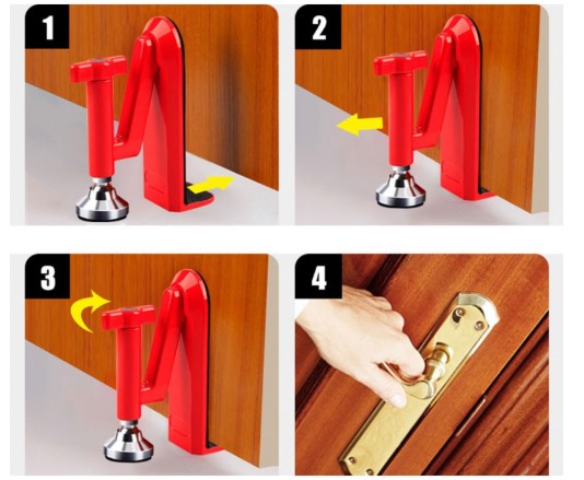 LuxFyre Portable Hotel Door Jammer — product view 6