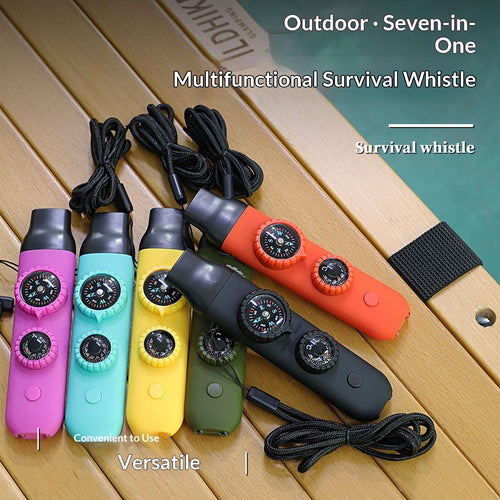 LuxFyre 7-in-1 Travel Safety Whistle — product view 1
