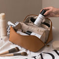 LuxFyre Travel Vanity Organizer in Brown