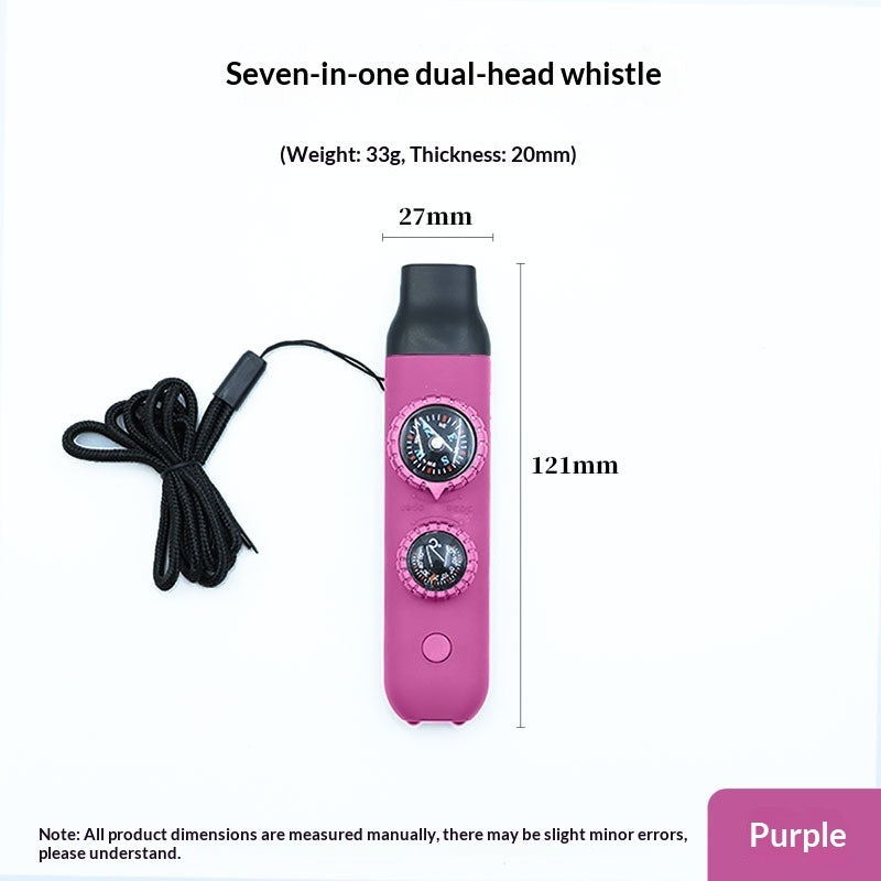 LuxFyre 7-in-1 Travel Safety Whistle — product view 7