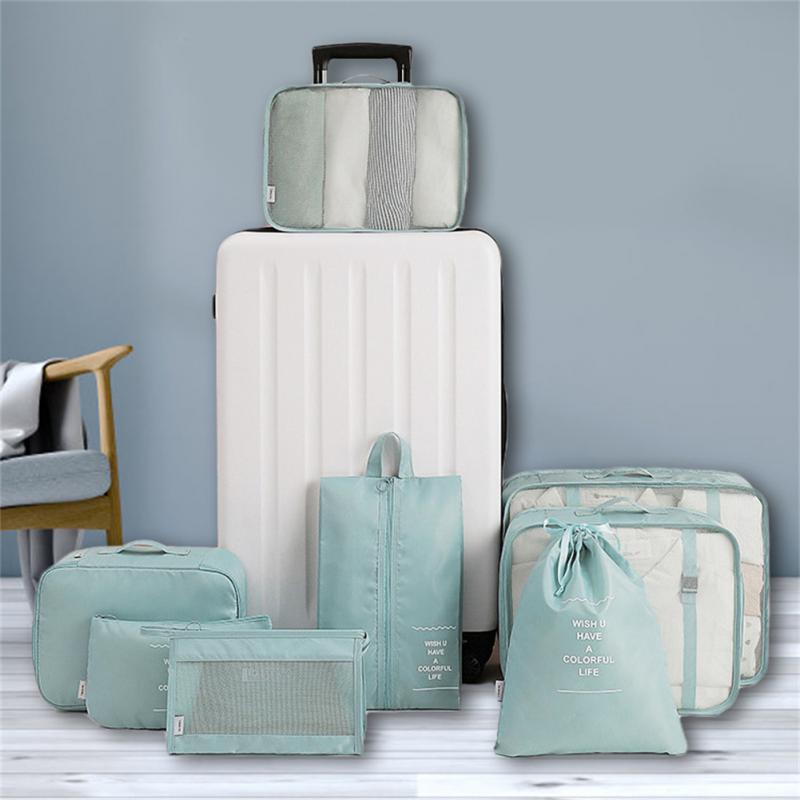 LuxFyre 8-Piece Packing Cube Set — product view 3
