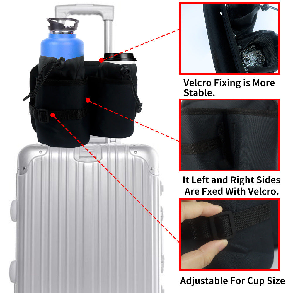 LuxFyre Travel Luggage Cup Holder — product view 4