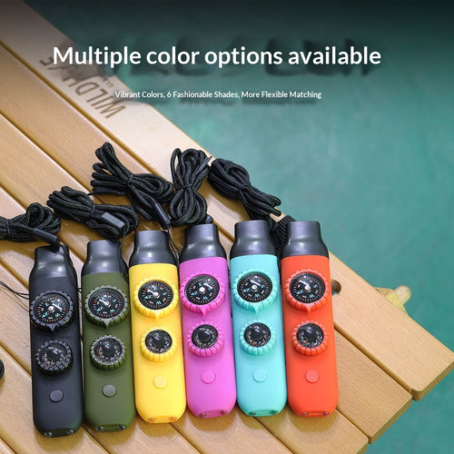 LuxFyre 7-in-1 Travel Safety Whistle — product view 2