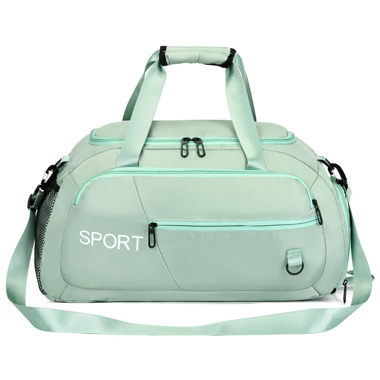 LuxFyre Weekender Travel Bag in Light Green