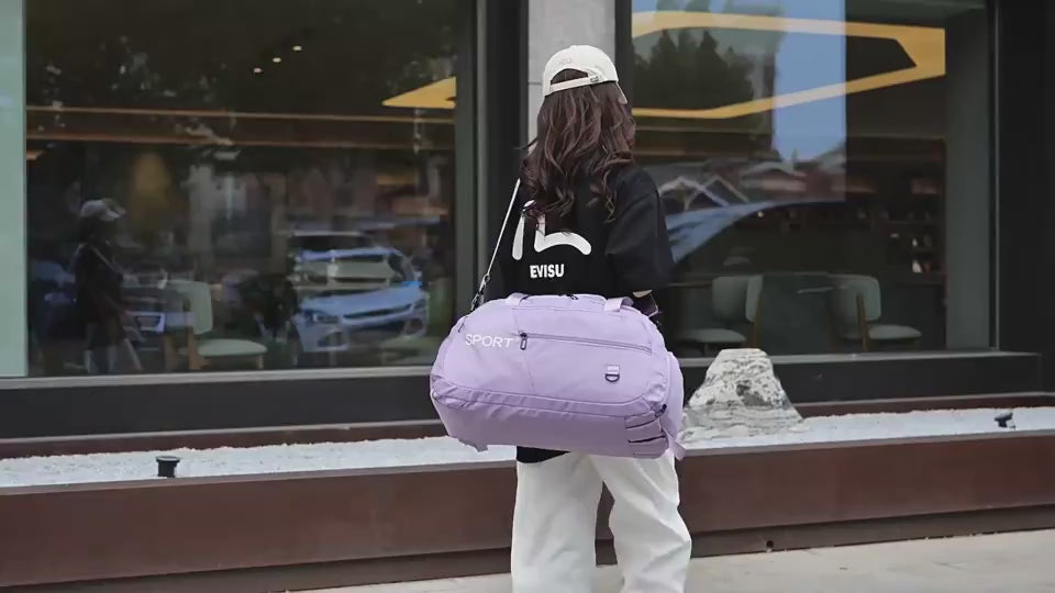 Video showing LuxFyre Weekender Travel Bag — view 3